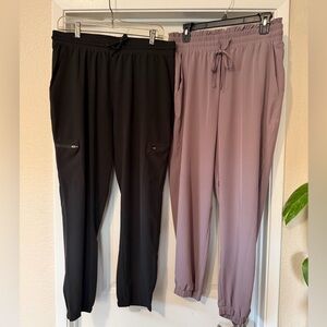 Mono B- Black and Mauve Jogger Pants Set